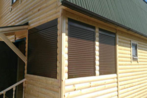 нажмите для увеличения Рольставни на дачу в Брянске