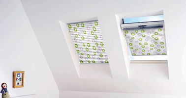 плиссе шторы на наклонные окна Плиссе шторы на наклонные окна в брянске