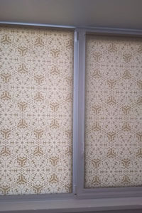 рулонные шторы орнамент на окно