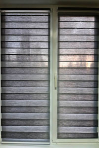 шторы зебра день-ночь коричневые