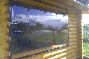 Мягкие окна для террасы