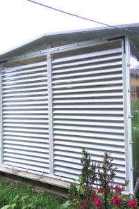 Мягкие окна ПВХ для деревянной беседуи