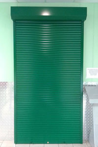 нажмите для просмотра рольставни на двери зеленые