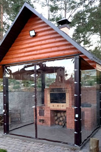 мягкие окна для зоны барбекю