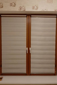 штора рулонка зебра