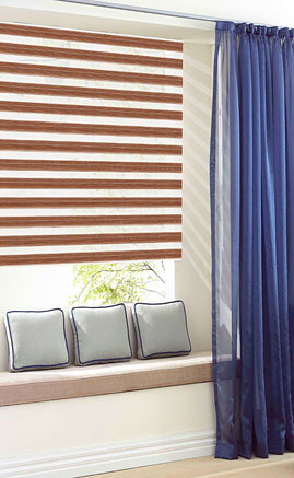 рулонные шторы Зебра